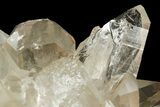 Clear Quartz Crystal Cluster - Brazil #250390-4